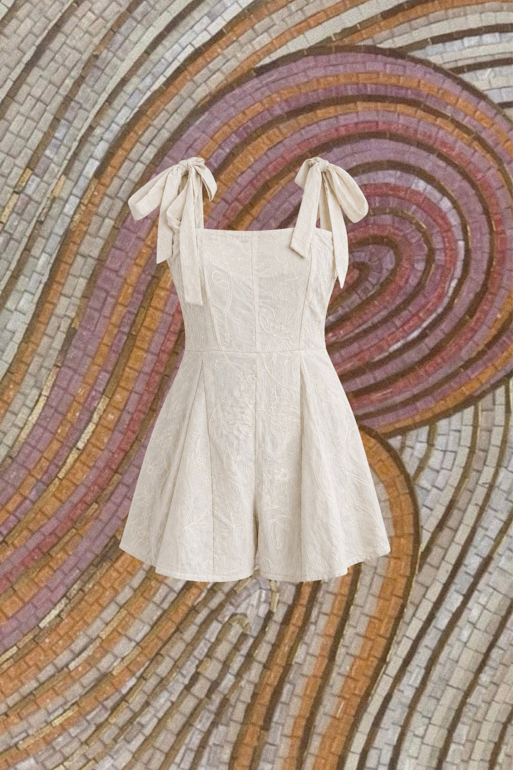 JAQUARD FLARE ROMPER