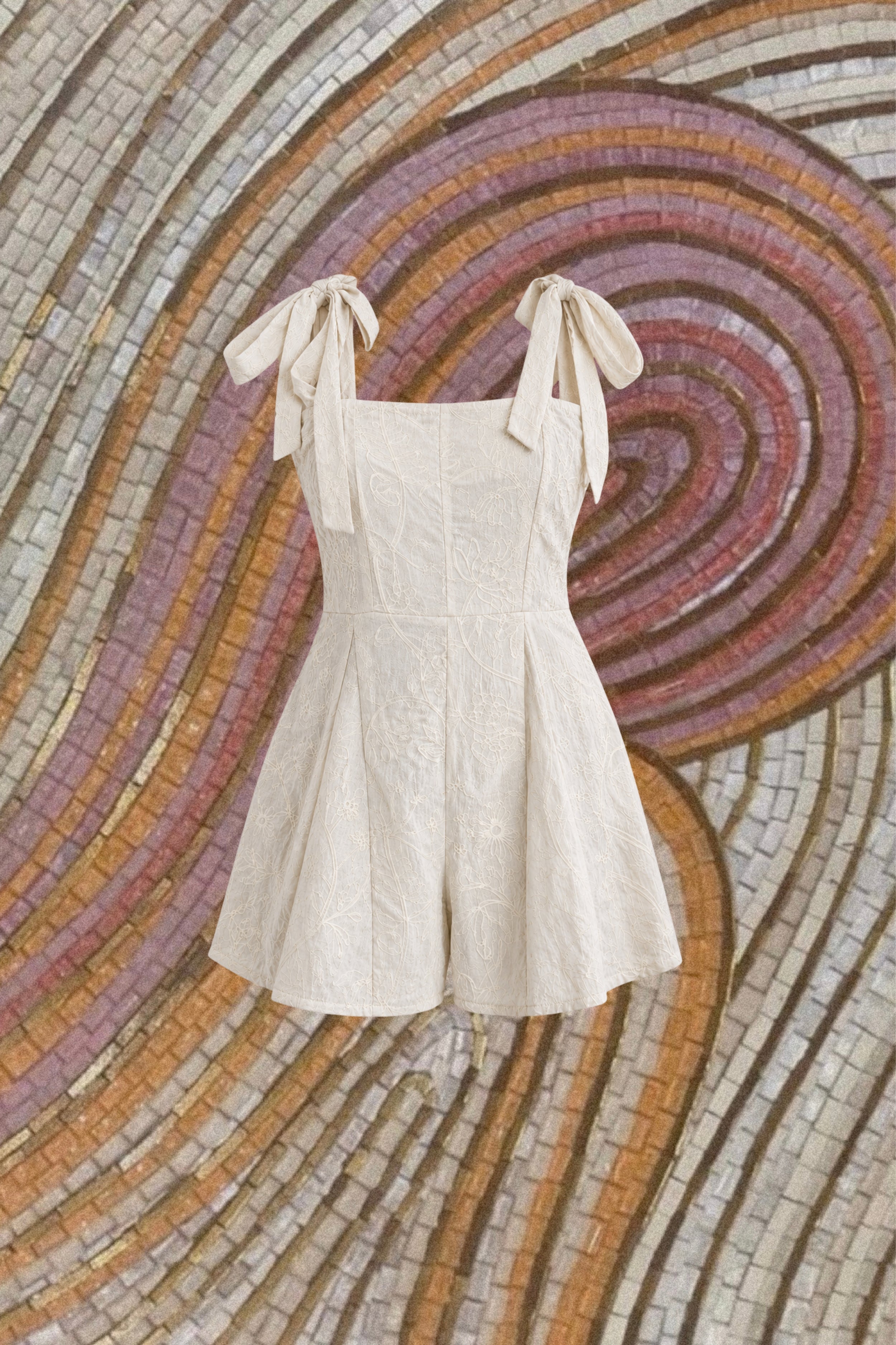 JAQUARD FLARE ROMPER