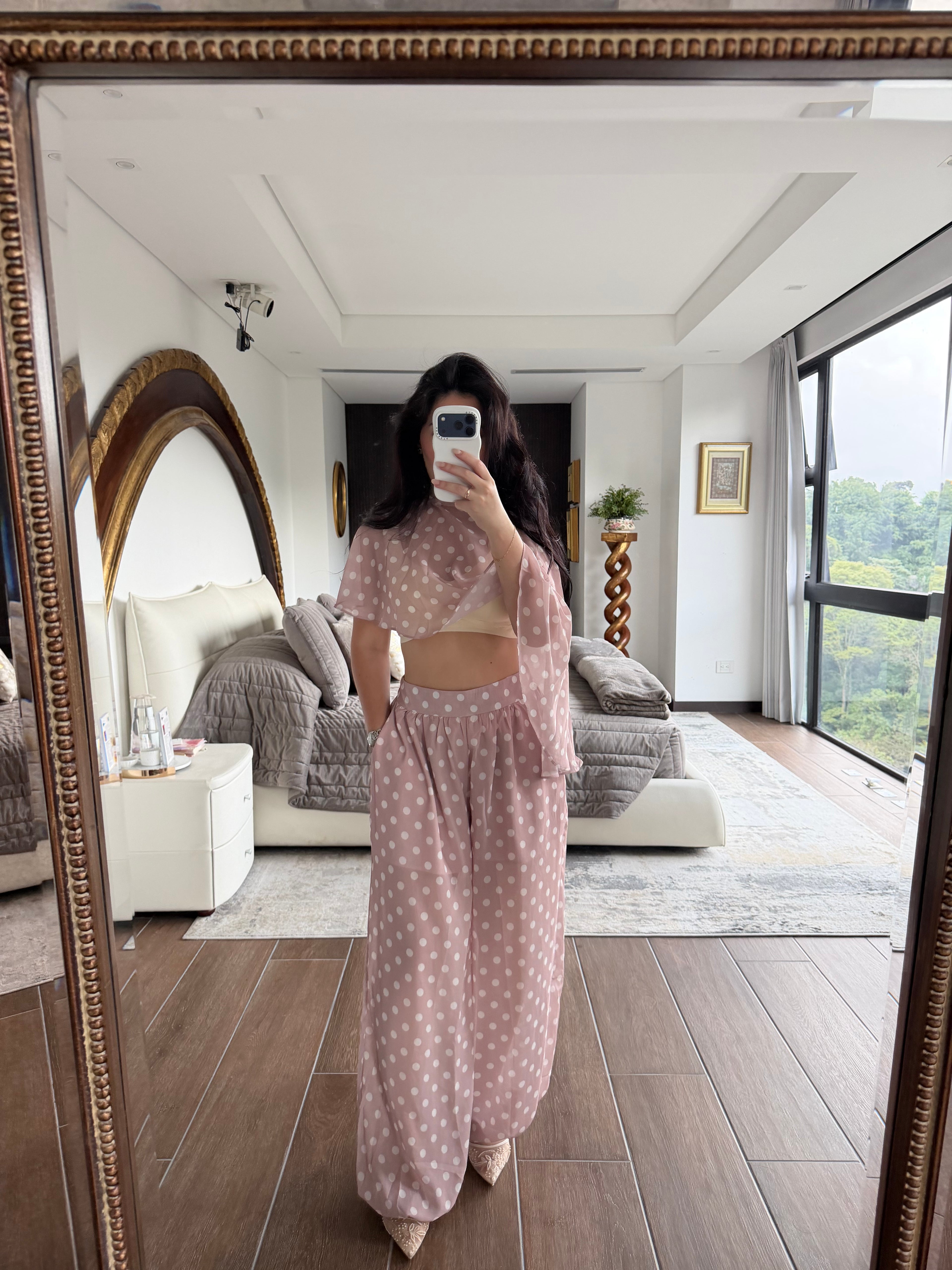 POLKA DOT PINK SET