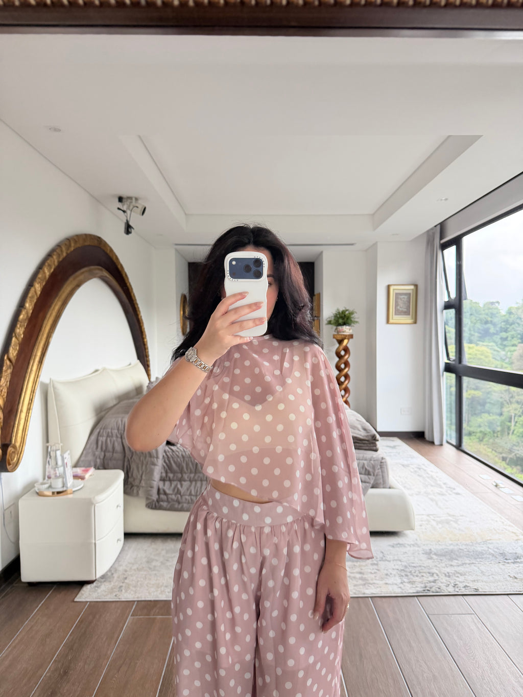 POLKA DOT PINK SET