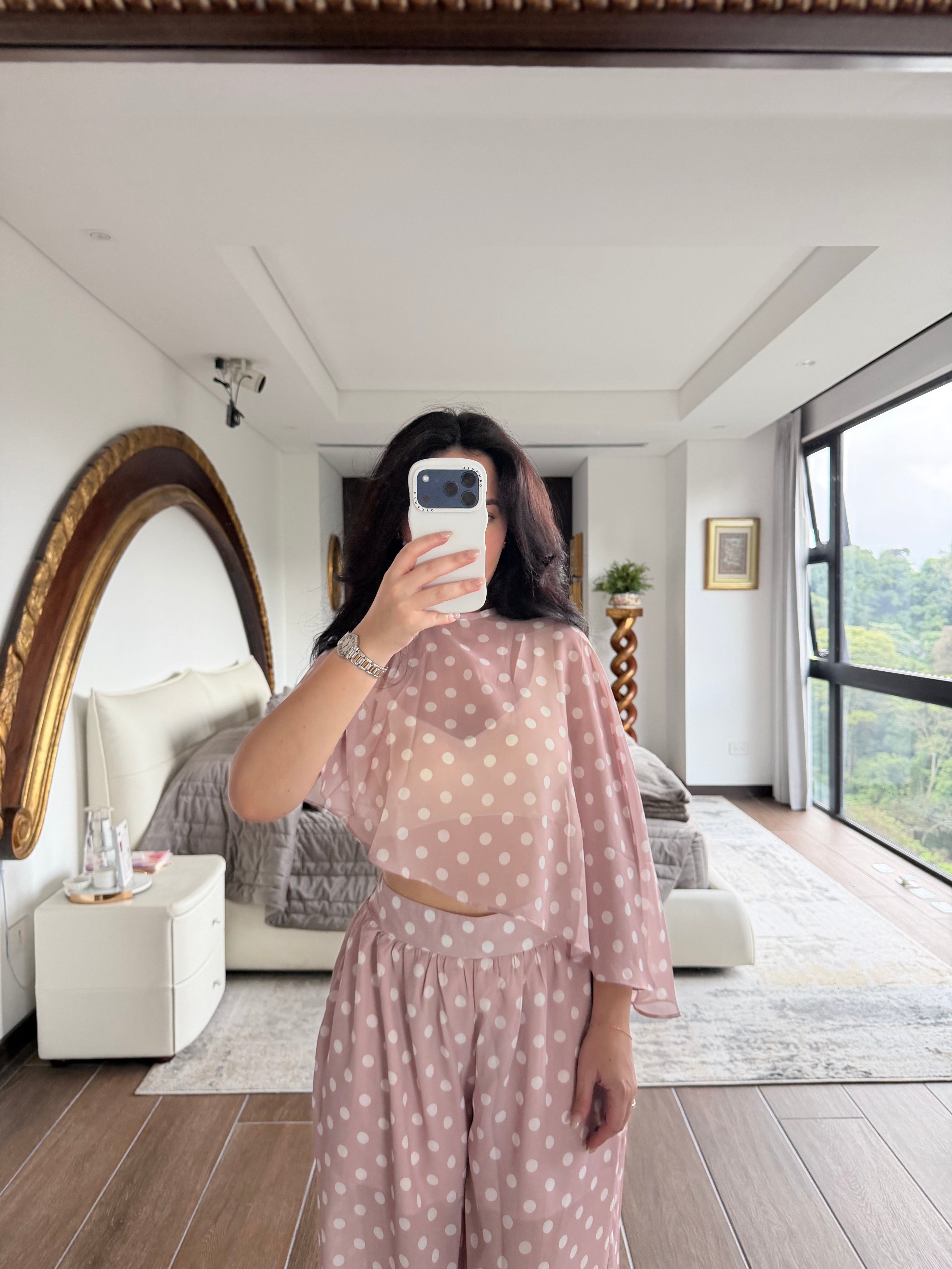 POLKA DOT PINK SET