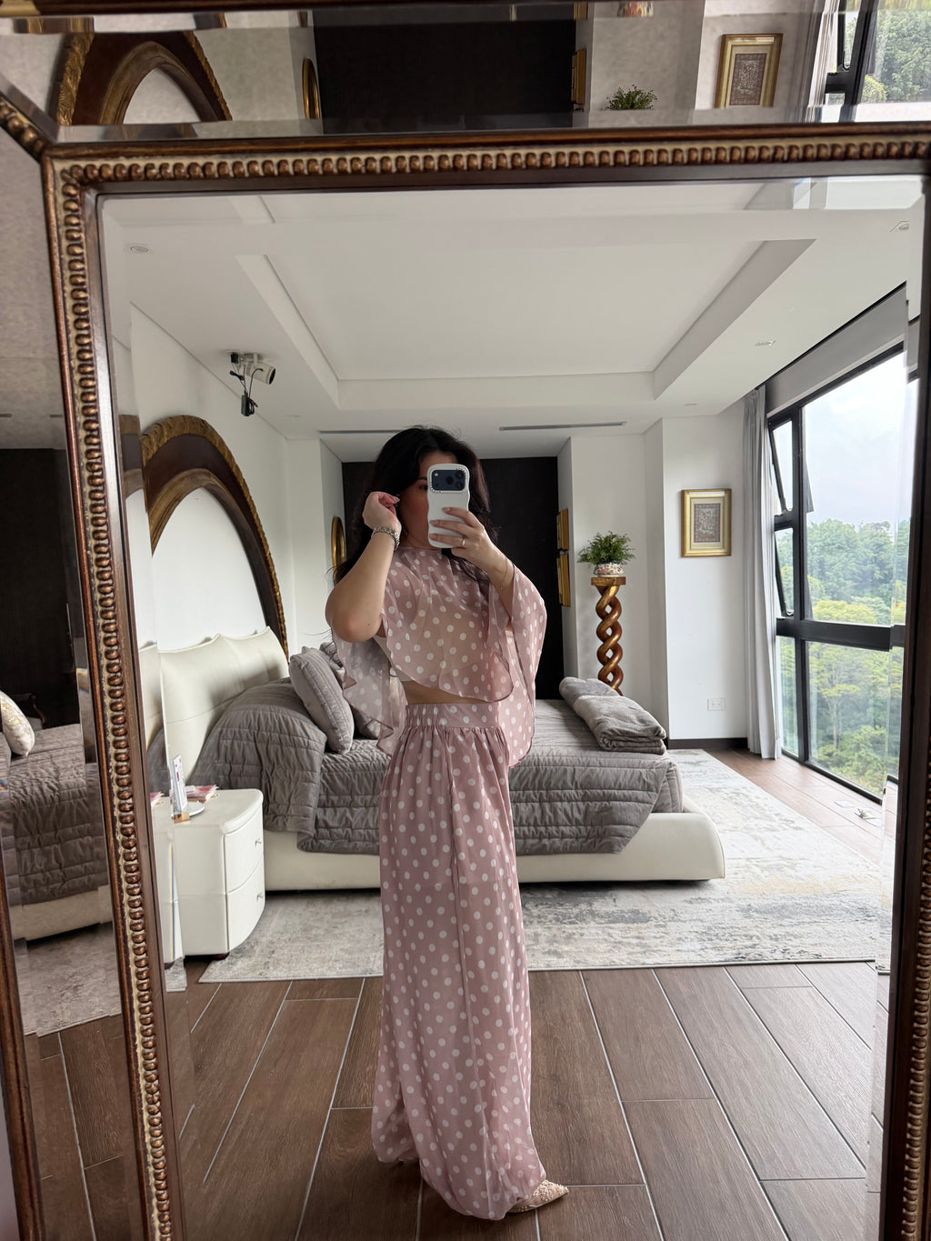 POLKA DOT PINK SET