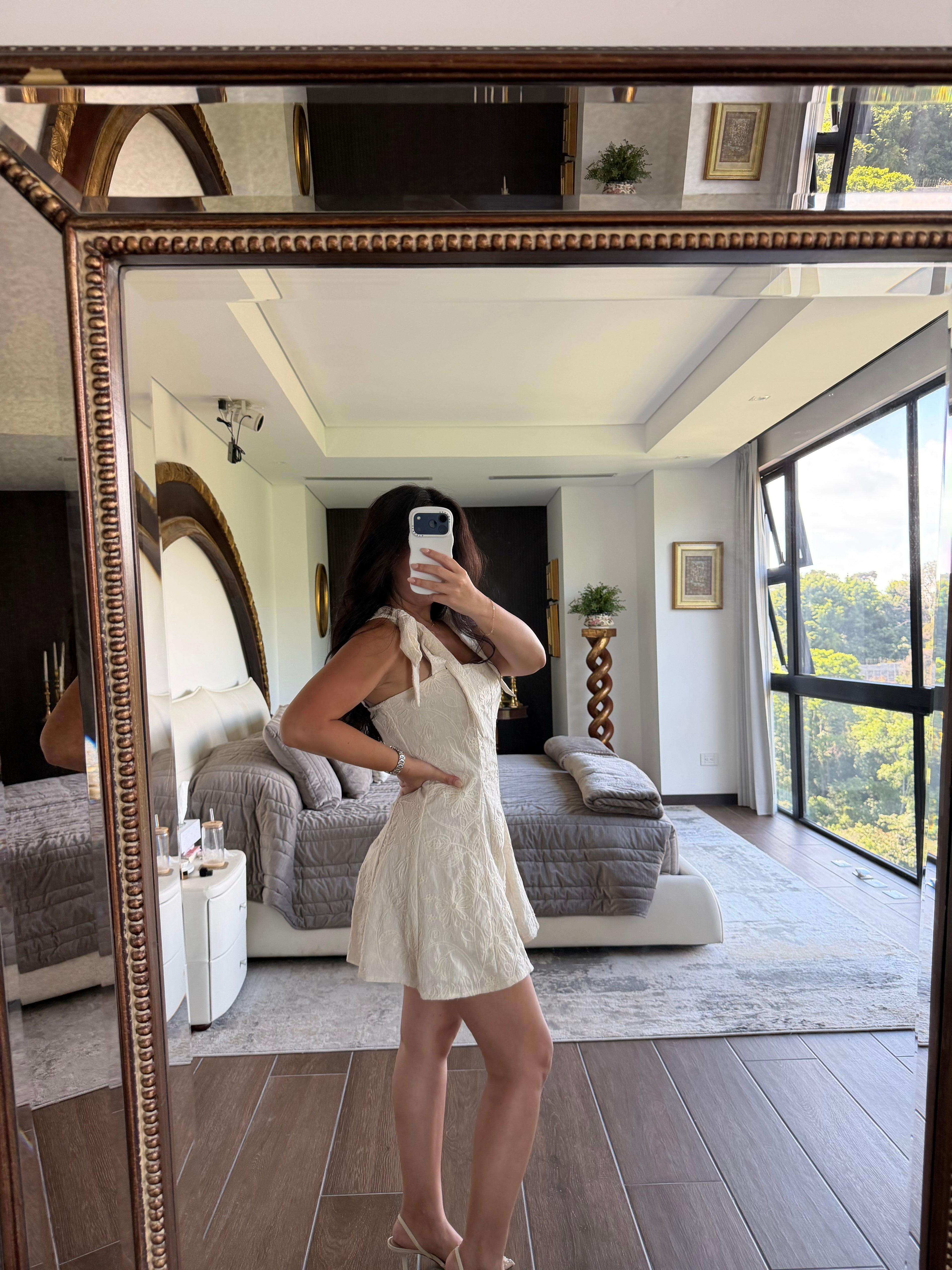 JAQUARD FLARE ROMPER
