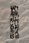 CREAM FLOWER JUMPSUIT