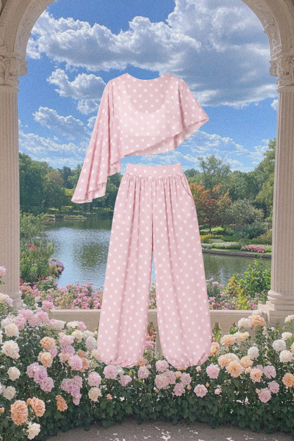 POLKA DOT PINK SET